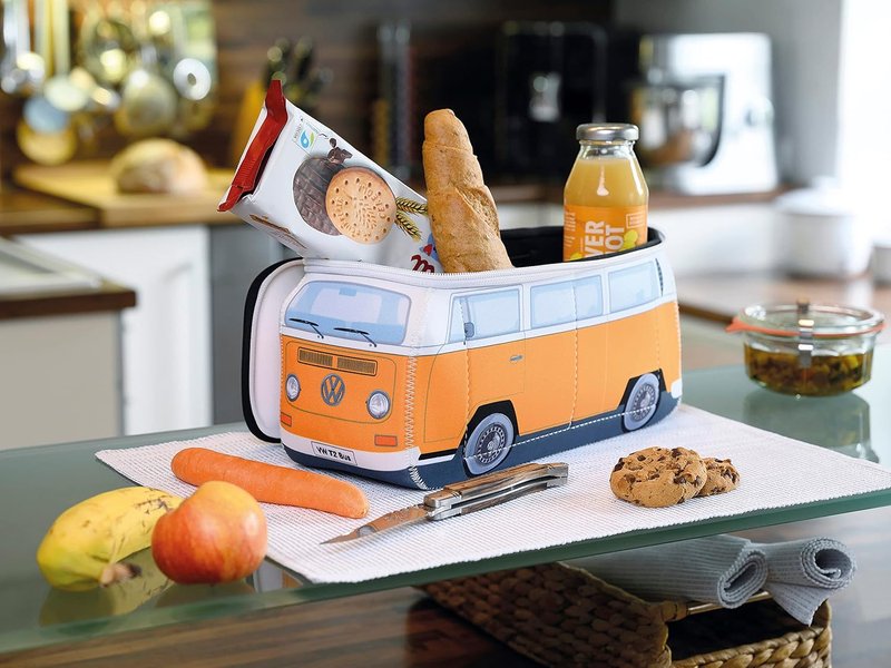 Volkswagen Neoprene Makeup & Toiletry Bag - T2 Bus Design | Large Travel Organizer