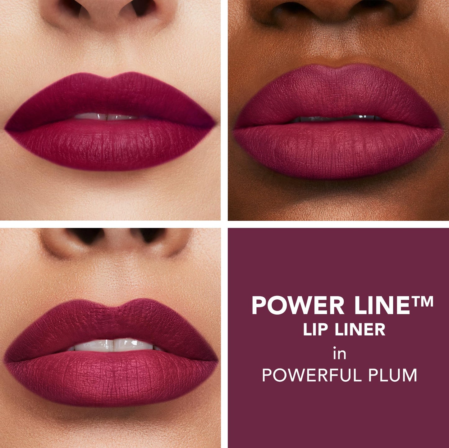 BUXOM Power Line Plumping Lip Liner, Powerful Plum