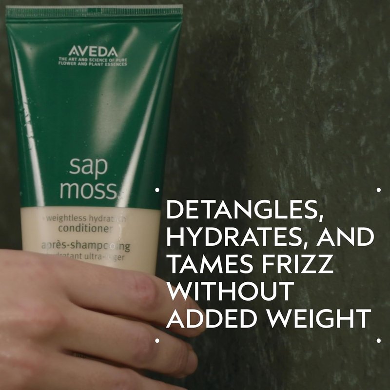 Aveda Sap Moss Weightless Hydration Conditioner - Hydrates & Detangles | Silicone-Free, 6.7 Fl Oz for Normal to Dry Hair