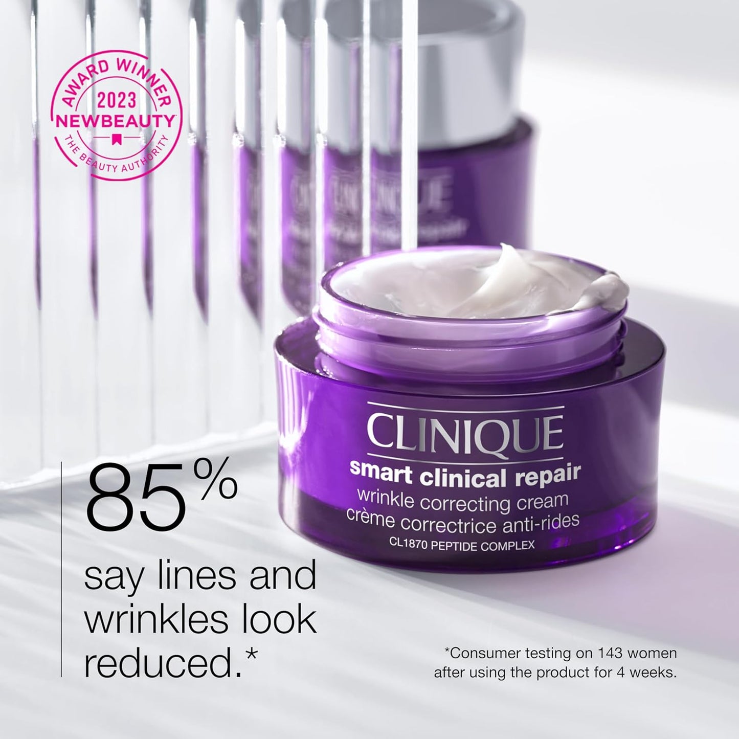 Clinique Smart Clinical Repair Gift Set - Anti-Aging Face Serum, Eye Cream & Wrinkle Cream | 3 Travel Size Essentials