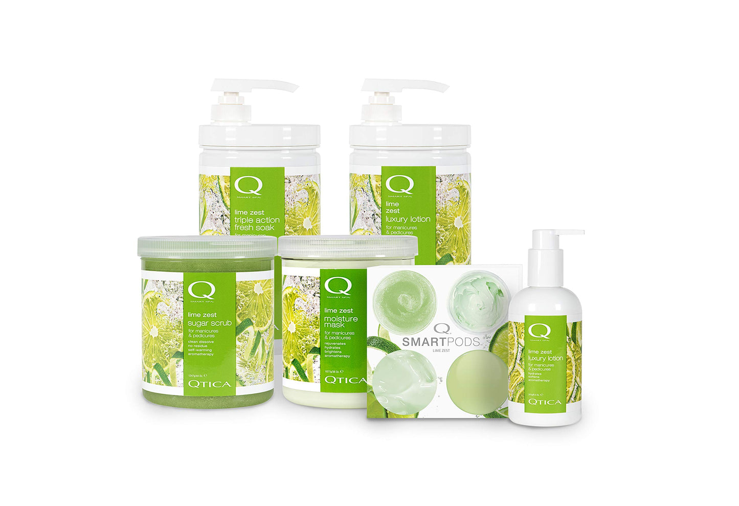 QTICA Luxury Lotion Smart Spa (Lime Zest, 34oz)