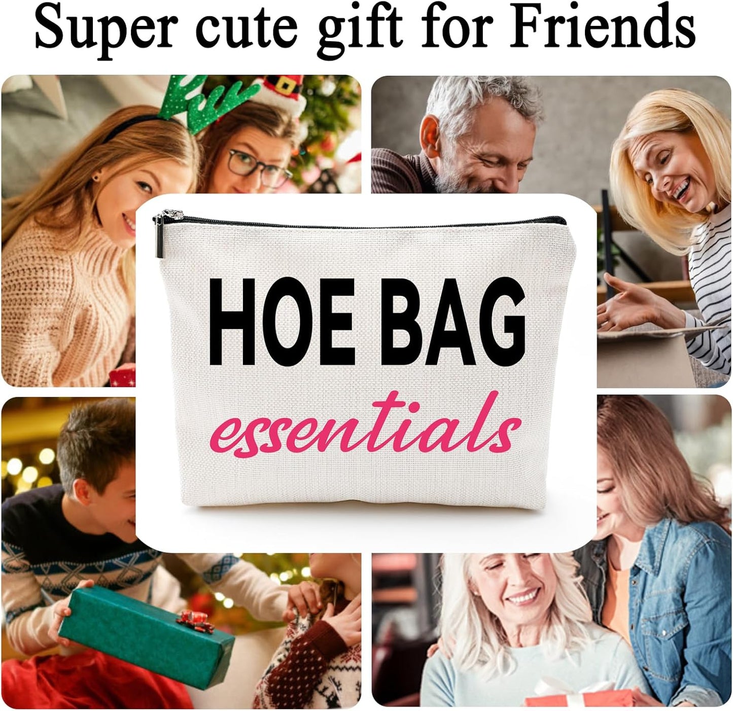 Funny Gift Pack for Women | Unique Makeup Travel Bag for Birthdays & Weekend Fun