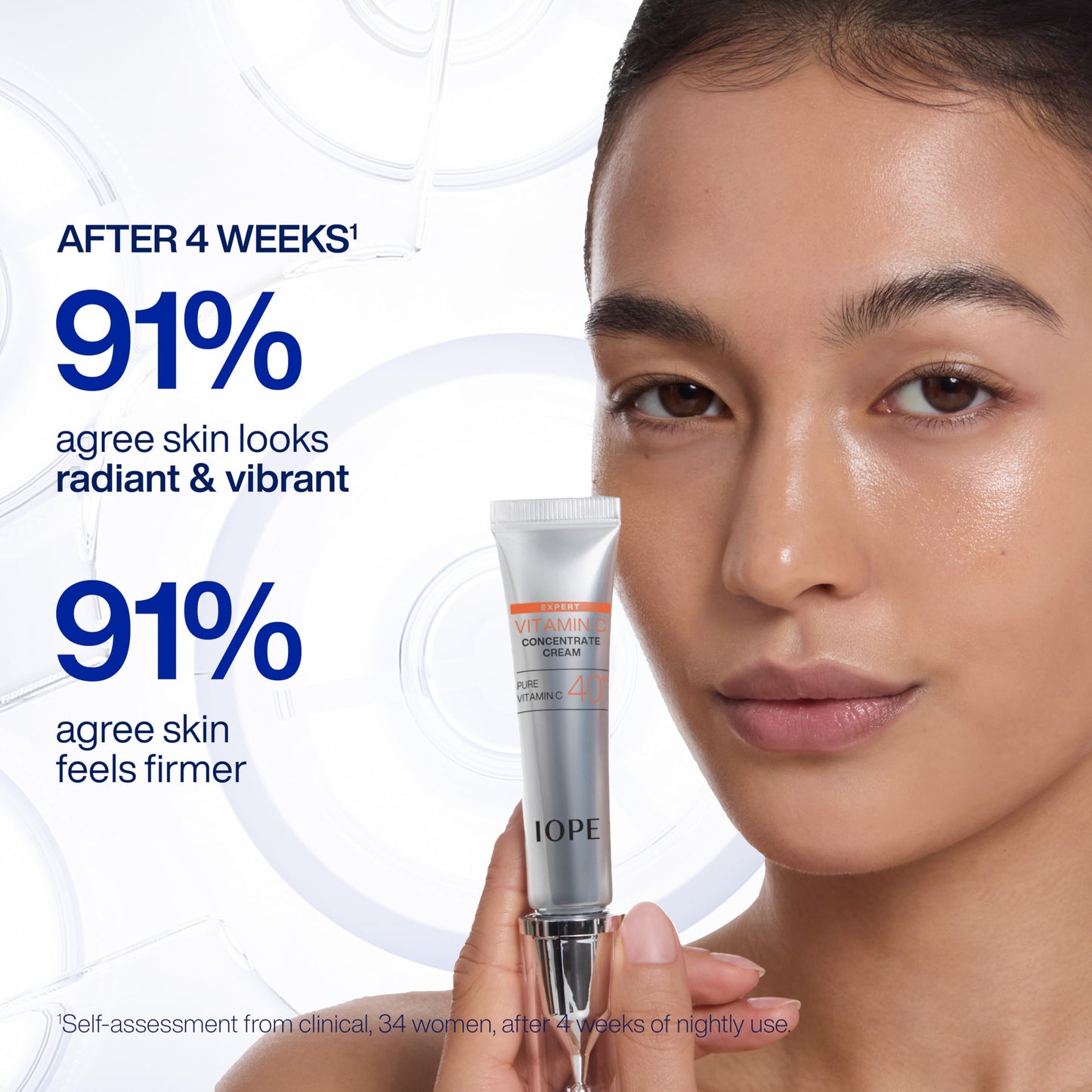 IOPE Expert Vitamin C 40% Concentrate Cream – High Potency Waterless Face Cream - Visibly Improvefs Dark Spots, Evens Tone, and Smooths Fine Lines - 0.67 fl. oz.