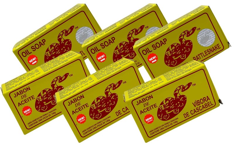 Rattlesnake Soap - Original 140g | Pack of 6 - Natural Ingredients for Skin Care
