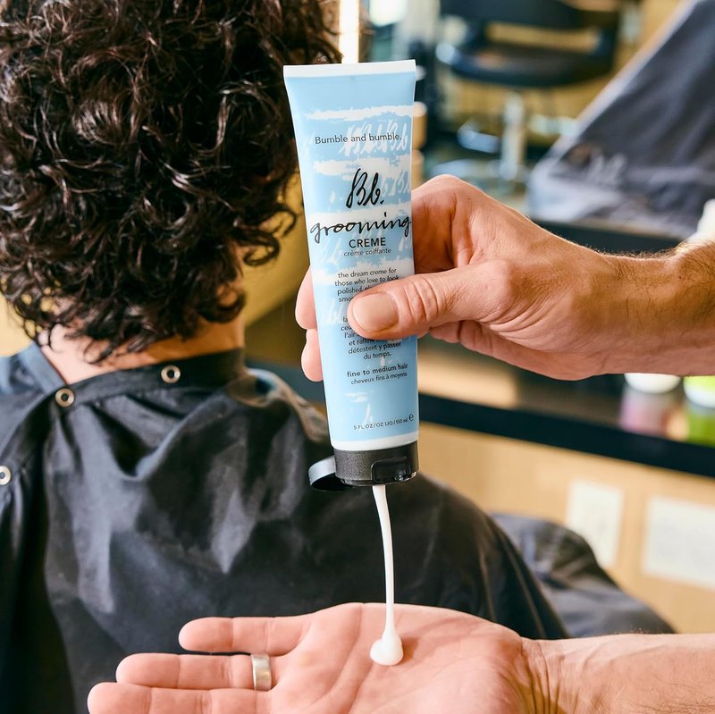 Bumble and Bumble Grooming Creme Hair Styling Cream - Smoothing Hold for Fine to Medium Hair | 5 Fl Oz