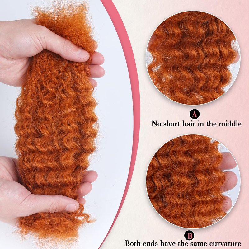 Afro Kinky Bulk Human Hair - 18 Inch 50g Pack | 100% Real Kinky Curly Hair for Braiding, Twists & Dreadlocks