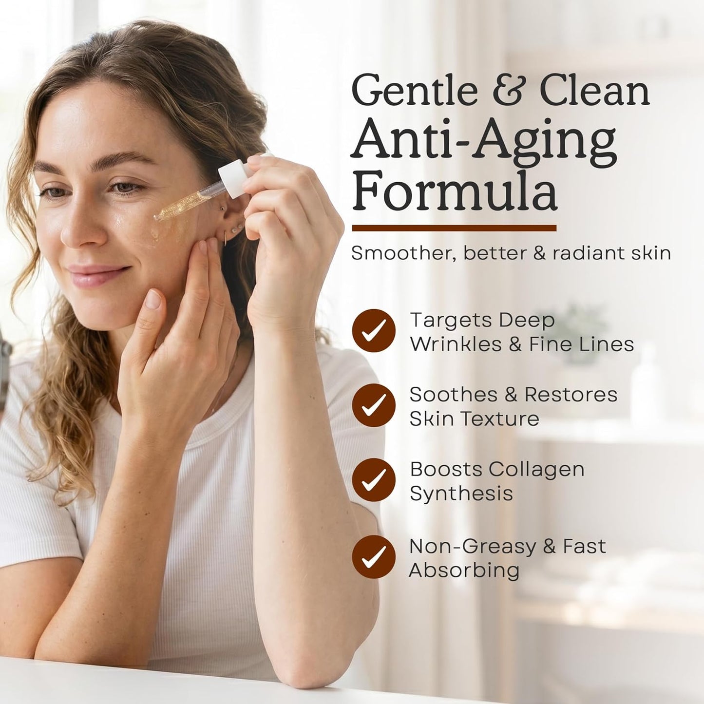 Anti-Aging Serum with Matrixyl 3000 & Hyaluronic Acid - Deep Wrinkle Repair & Hydration | 1.01 Fl Oz