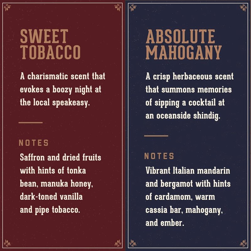 18.21 Man Made Sweet Tobacco & Mahogany 3-in-1 Wash | 18 oz Bundle for All Hair & Skin Types