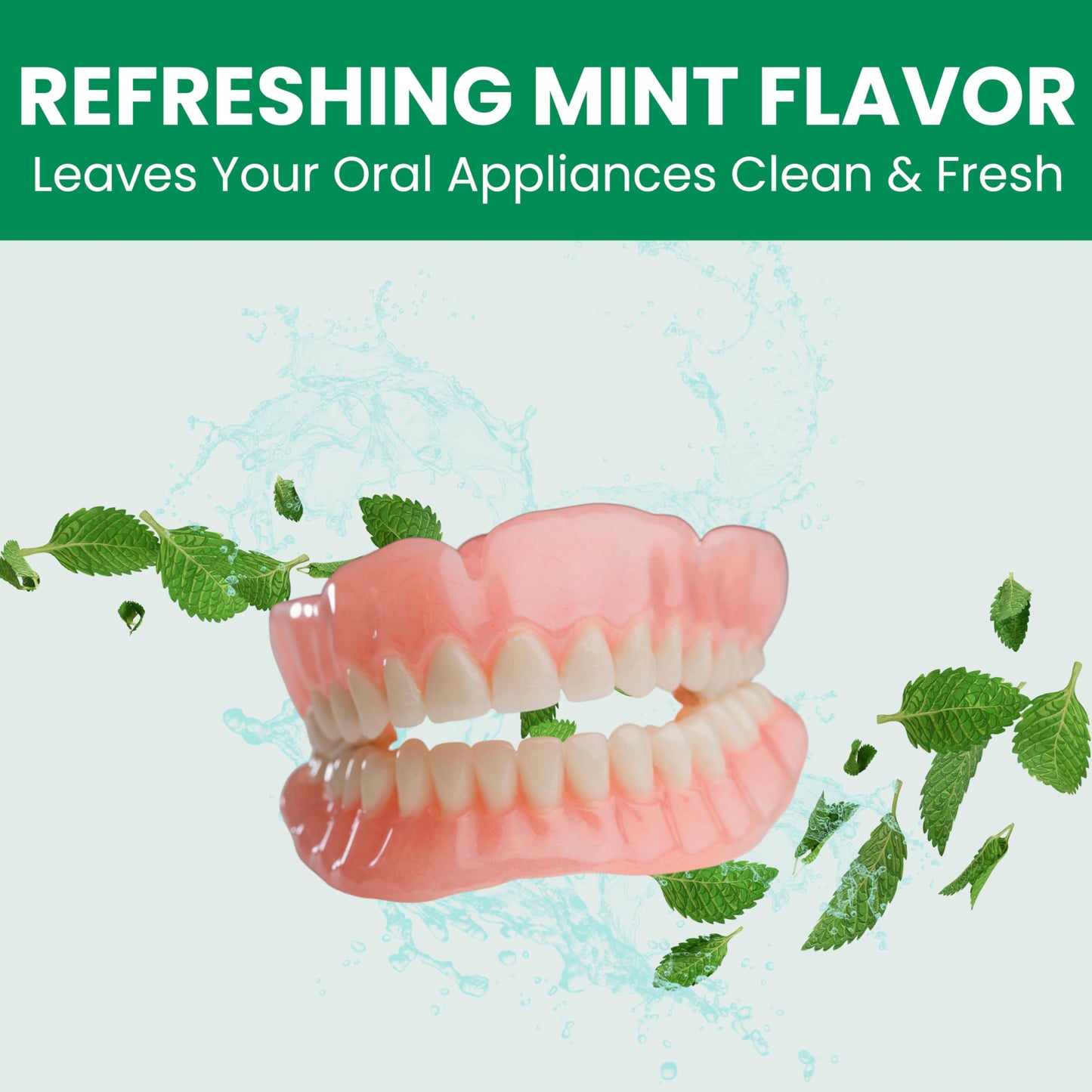 ProTech Retainer Cleaner - 90 - 120 Cleanings (0.23 Per Cleaning) 12 Pack/3 Month Supply - For Clear Aligners, Dentures, Retainers, Mouth Guards & Night Guards - Cleaning Crystals, Mint