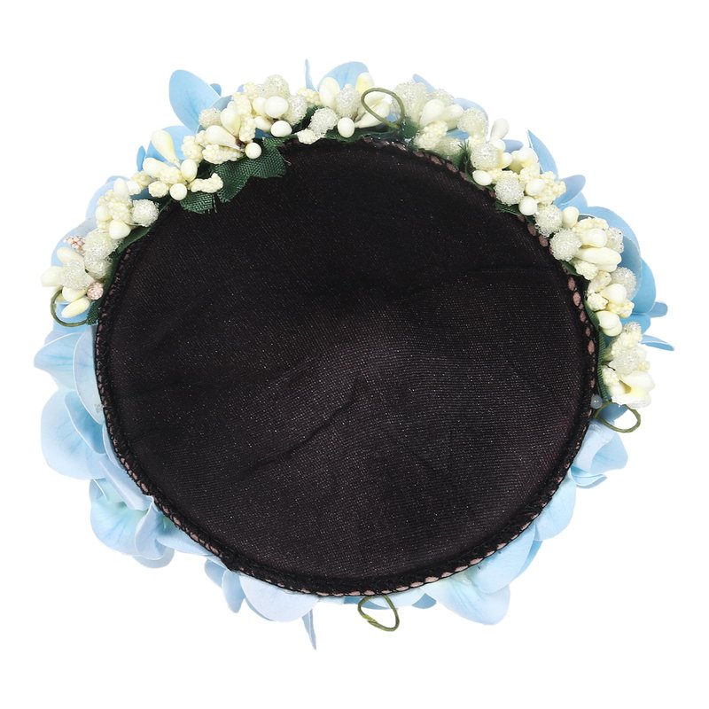 Light Blue Hydrangea Hair Flower, Elegant Floral Hair Accessory, Wedding Hair Piece Can Be Used For Christmas Decoration Too Its Beautiful And Big