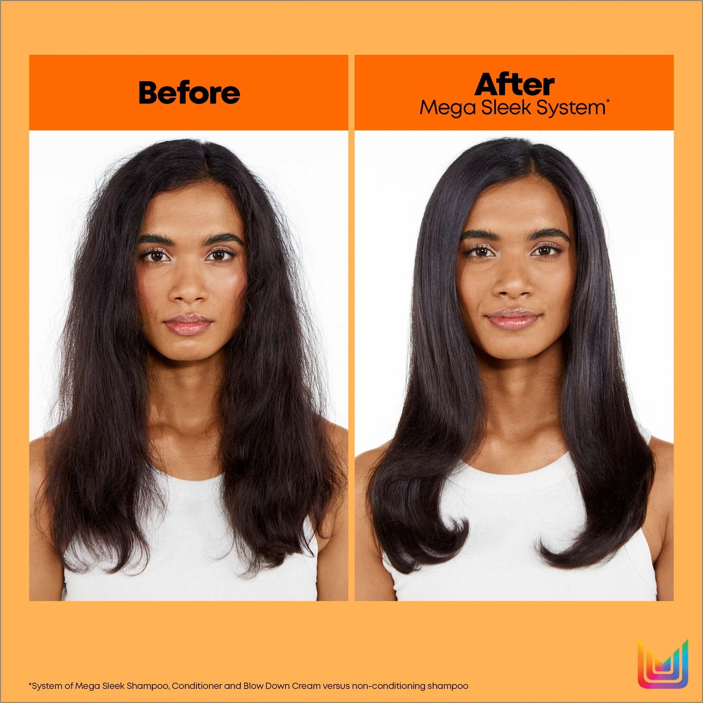 MATRIX Total Results Mega Sleek Shampoo | Controls Frizz & Smooths Hair | With Shea Butter | For Unruly Hair