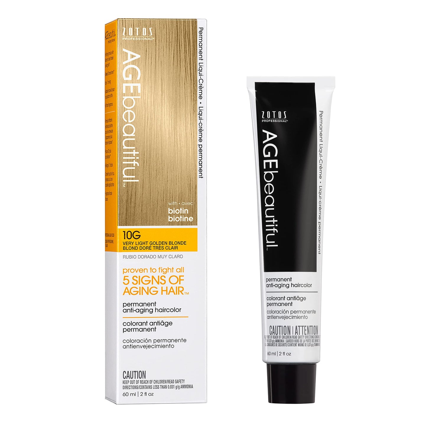 AGE beautiful Permanent Hair Color Dye Liqui Creme & Developer Starter Kit | 100% Gray Coverage | Anti-Aging | Biotin for Thicker, Fuller, Healthier Hair | 3N Darkest Brown