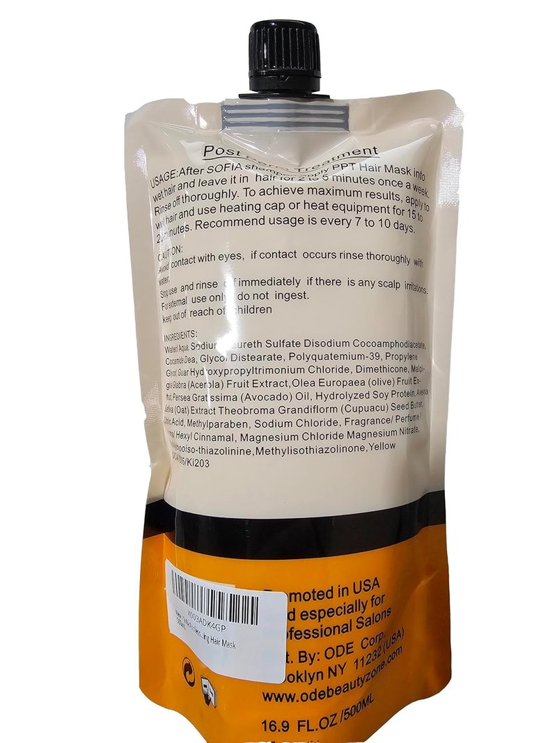 Sofia Professional Hydrating Hair Mask - Post Perm Treatment | 16.9 fl oz