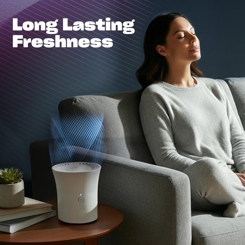 Glade Scent Flow PlugIns Air Freshener, Cashmere Woods, 1 Device + 4 Refills, 2.61 fl oz