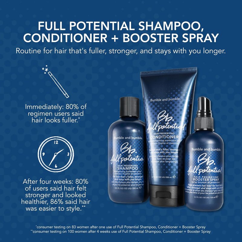 Bumble and bumble. Full Potential Hair Preserving Conditioner - Strengthens & Prevents Breakage | Lightweight Formula for Thinning Hair, 6.7 Fl Oz