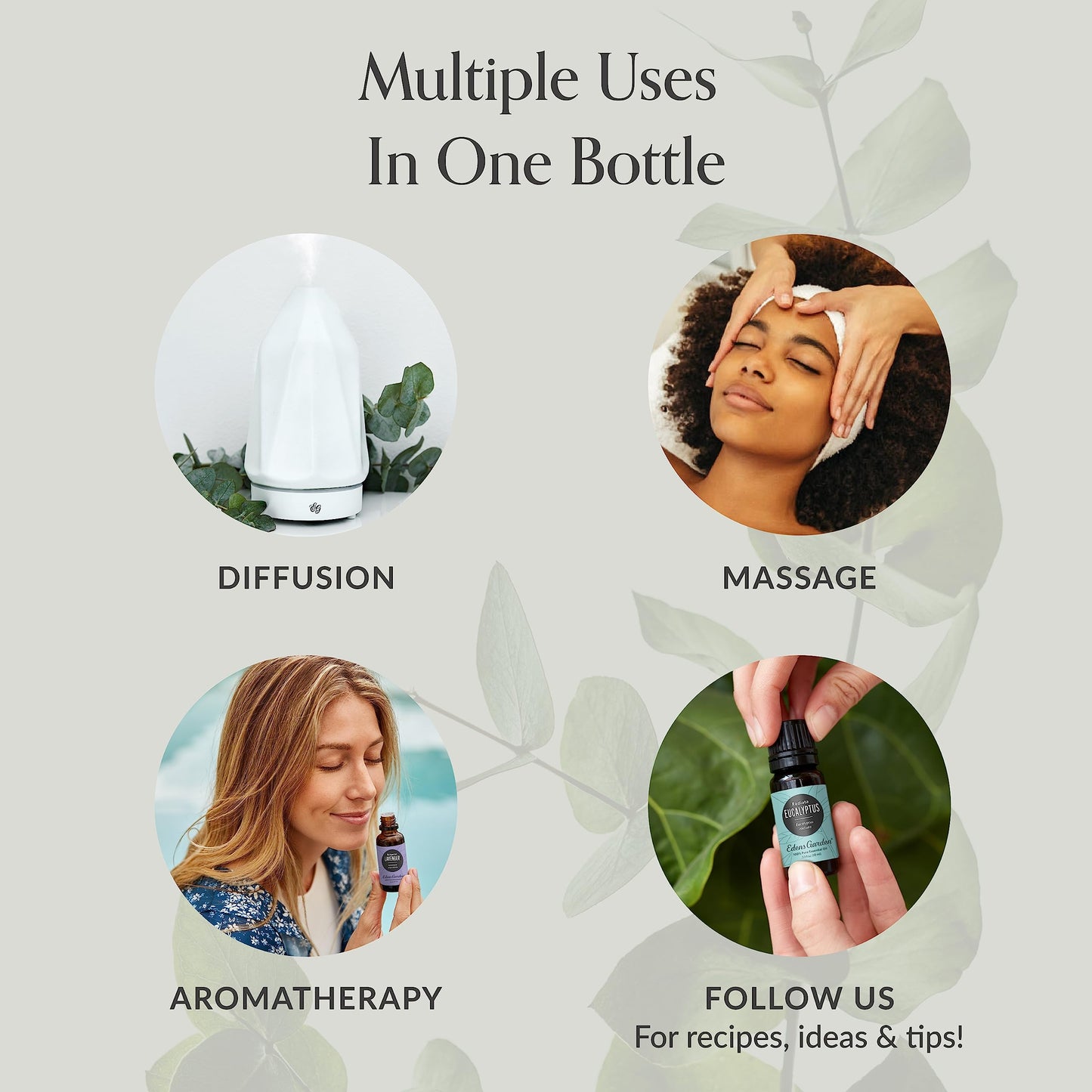 Edens Garden Lilac Body Oil – Bath, Body & Massage Oil with Pure Essential Oils & Vitamin E, Moisturizing Floral Aromatherapy for Skincare, 4 fl oz (118 ml)