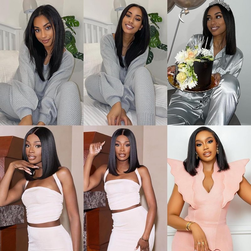 12A Brazilian Virgin Human Hair Bundles - Natural Color, 100% Unprocessed | 12 Inch, Straight, 4 Pack
