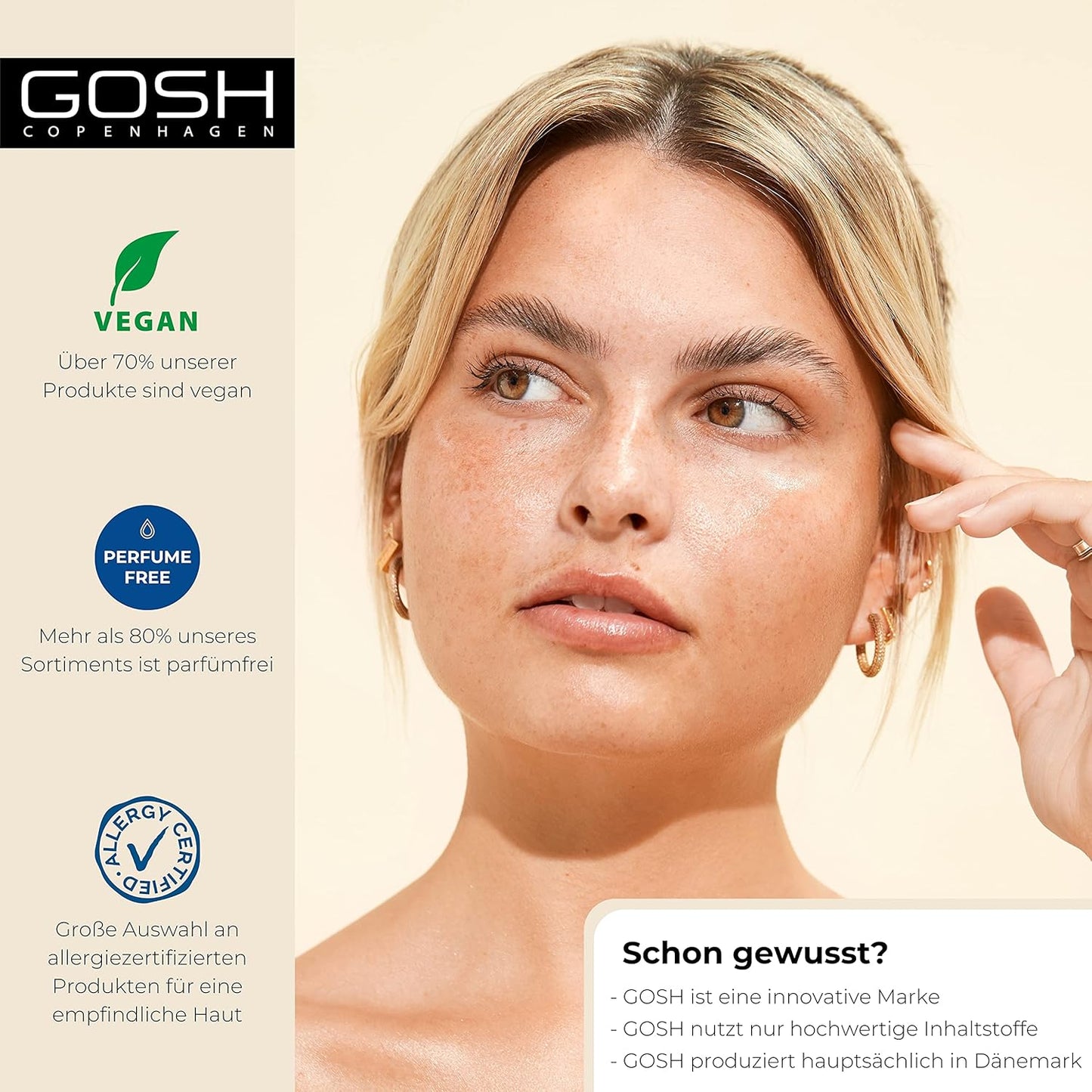 GOSH Boombastic Mascara - Extreme Volume & Long-lasting Formula | Precise XL Brush, 001 Black