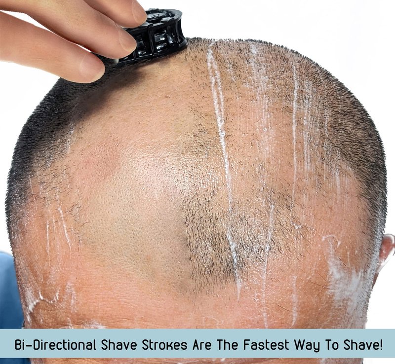 Premium Omnishaver with Cartridge Kit - The Fastest Way to Shave Head, Legs, Arms, Body|an Alternative to Disposable Shaving Razors Self Cleans & Strops During Use with Durable Blade|Bald Head Shaver