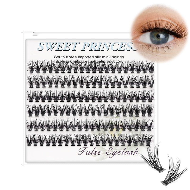 3D Individual Eyelash Extensions - Soft Black C Curl | 0.07mm Thickness, Mixed Lengths 8-16mm (5 Packs)