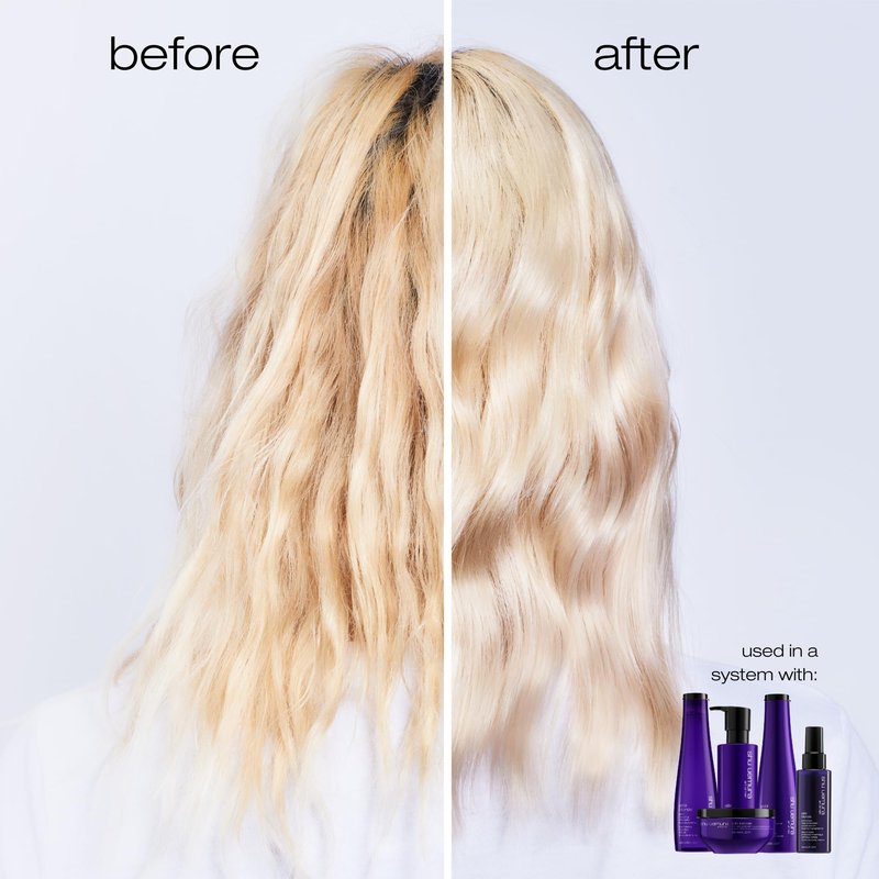 shu uemura art of hair Yubi Blonde Nourishing Conditioner For Blonde Hair - Prevents Breakage and Split Ends, Nourishes and Adds Shine, Color Safe, 8 Fl Oz