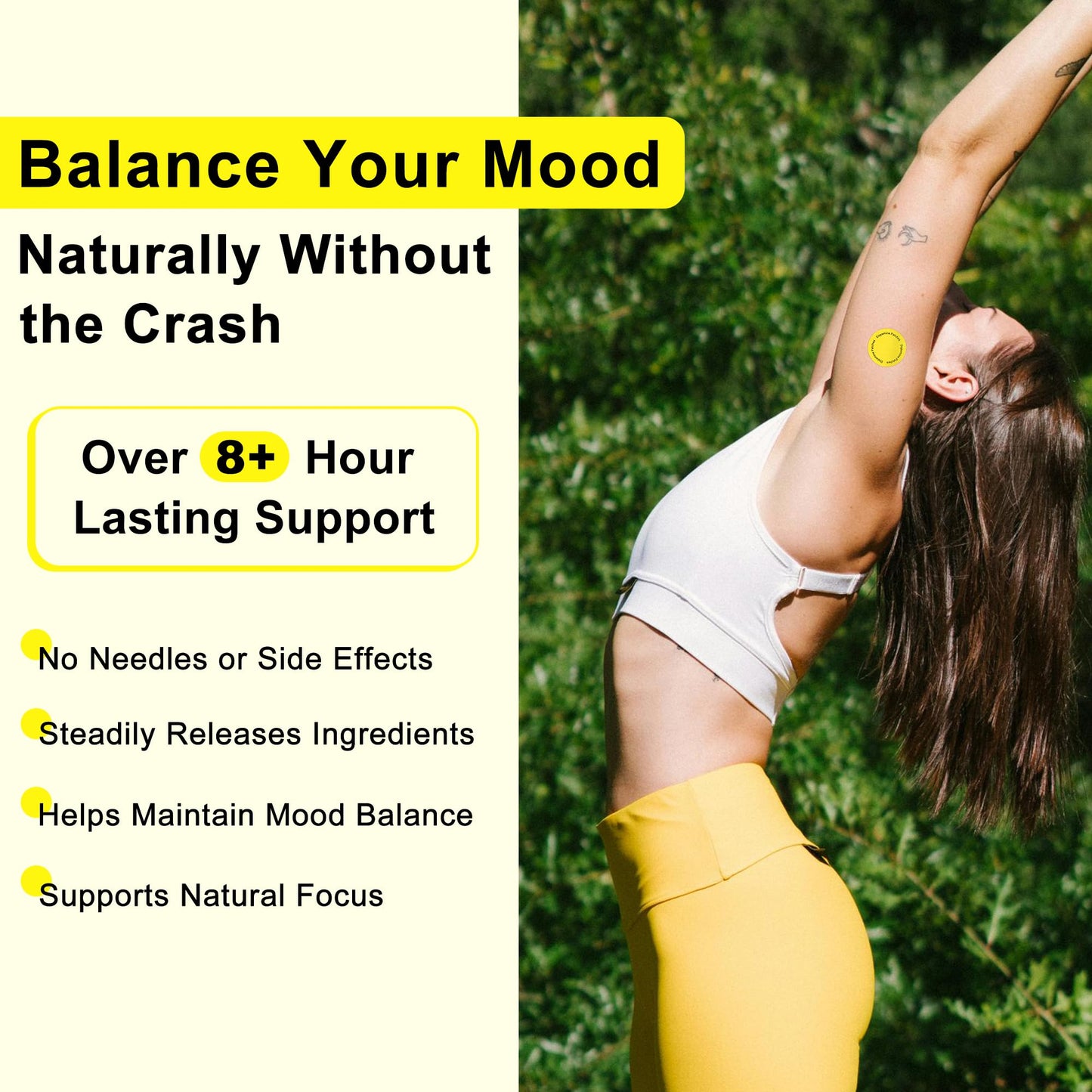 Surncest Dopamine Patches for Women | 3X Stronger Formula with Plant-Based Ingredients | Premium 8-Hour Extended-Release Dopamine Patch | 60 Day Supply