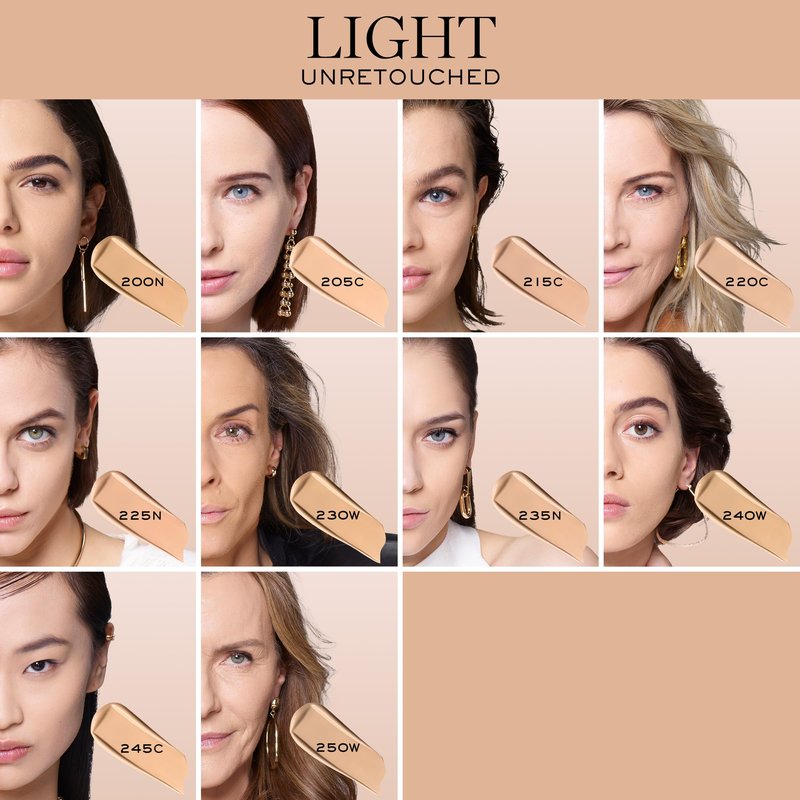 Lancôme Teint Idole Ultra Wear Natural Matte Foundation- Longwear, Medium-Full Coverage, Natural Finish, Waterproof & Hydrating - 240W (Light to Medium Skin with Warm/Yellow Undertones), 1 Fl Oz