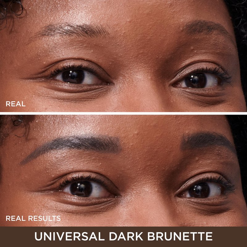 IT Cosmetics Brow Power Universal Brown Eyebrow Pencil (Brunette) - Long-Lasting, Budge-Proof, Nourishing Biotin & Antioxidants, Easy to Apply & Adjustable, Natural Brow Makeup, Built-in Spoolie