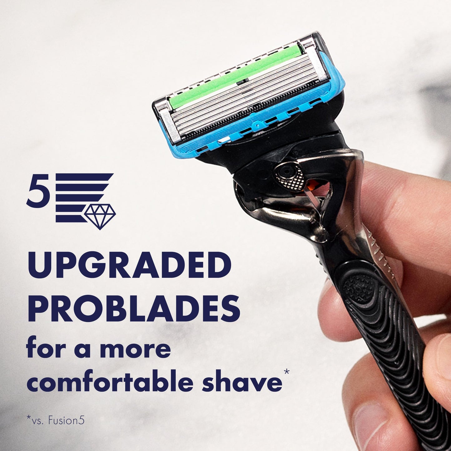 Gillette ProGlide Razor for Men, Handle + 2 Blade Refills (Pack of 2)