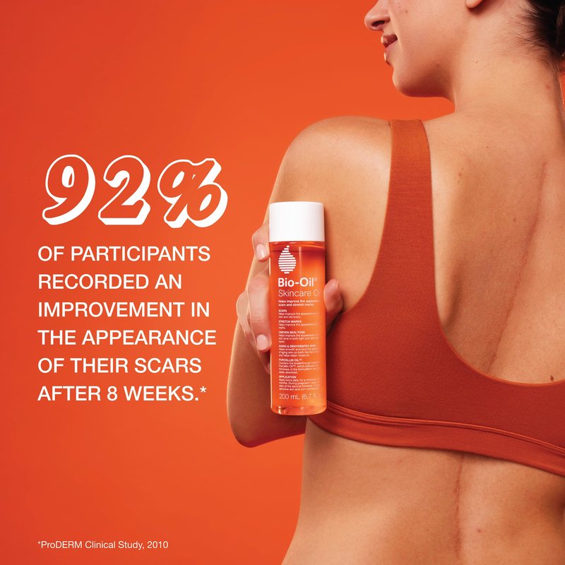 Bio-Oil Skincare Body Oil Bundle, Serum for Scars & Stretch Marks, Face and Body Moisturizer with Vitamin E & A for Sensitive Dry Skin, 4.2 oz and 2 oz Bottles