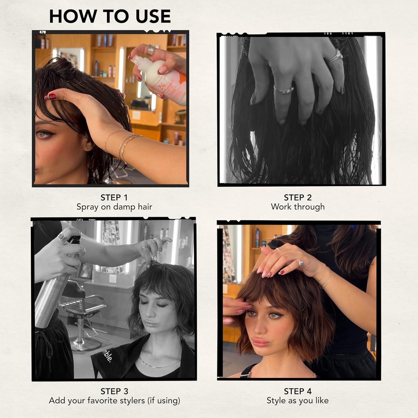 Bumble and bumble. Hairdresser's Invisible Oil Leave-In Conditioner - Heat & UV Protection | Hydrating, Anti-Frizz for All Hair Types | Argan & Coconut Oil Infused