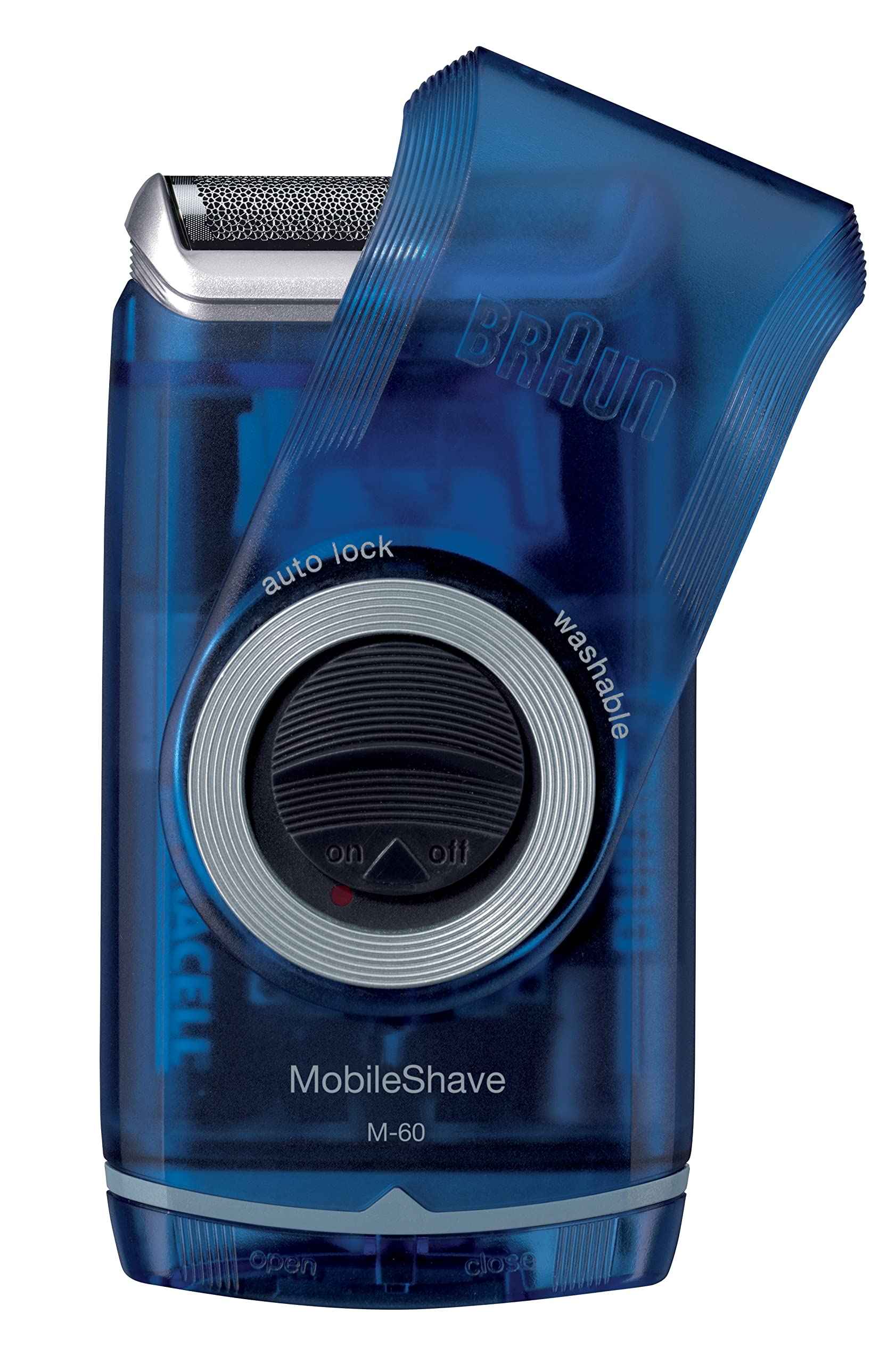 Braun Electric Razor for Men, M60b Mobile Electric Foil Shaver, Washable