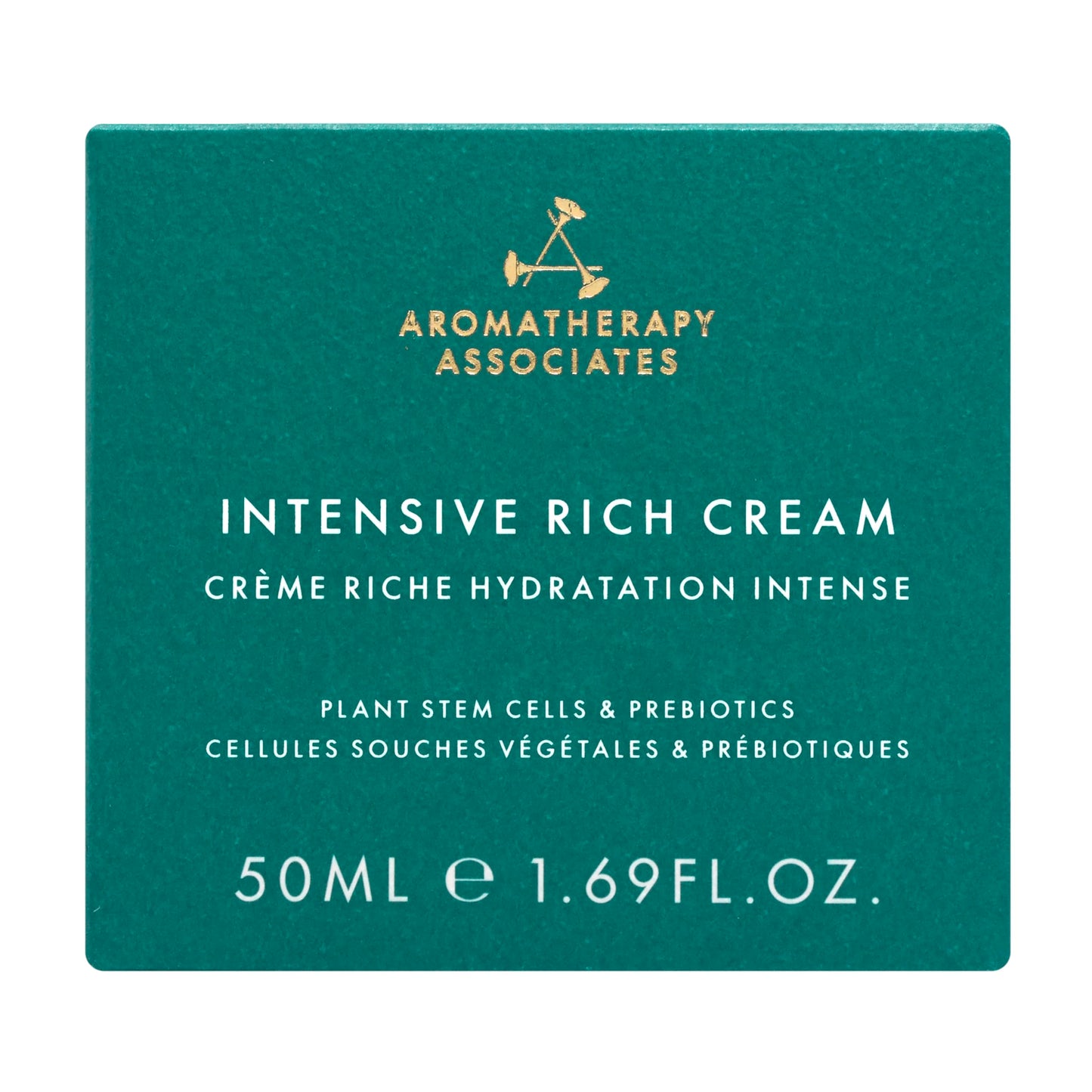Aromatherapy Associates Intensive Rich Cream with Plant Stem Cells, Prebiotics & Essential Oils, Hydrating Daily Moisturizer for Dry or Mature Skin, Fruity Floral Scent, 1.69 fl oz