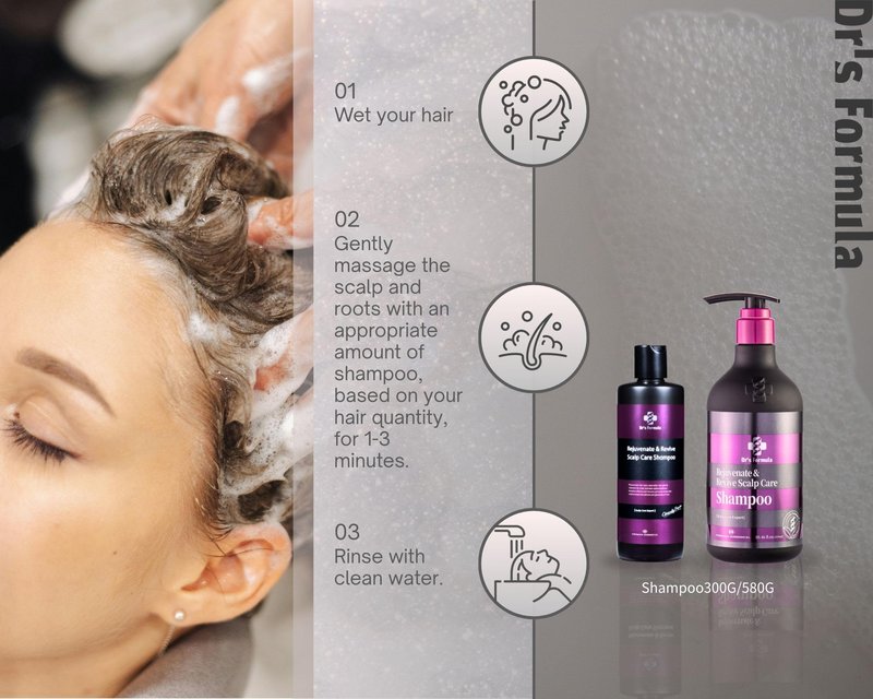 Dr's Formula Age-Defying Shampoo, Delay & Reduce Signs of Aging Gray Hair, Volumizing & Root Strengthening, Revitalizes Dry & Sensitive Scalp, 20.46 Fl Oz.