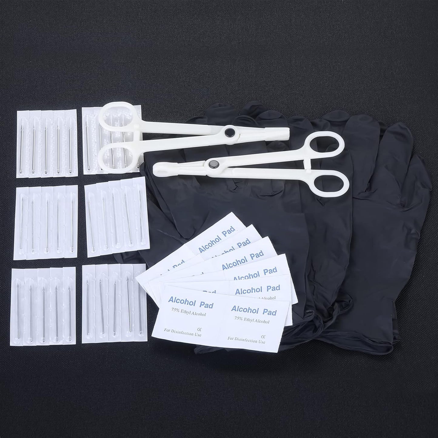 Body Piercing Kit - 120PCS Surgical Steel Jewelry with 14G, 16G, 20G Rings & Tools | Complete Piercing Supplies
