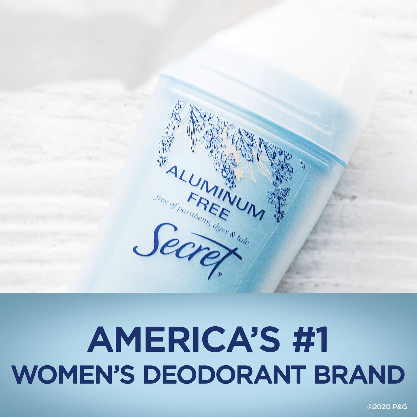 Secret Aluminum Free Deodorant for Women, Lavender, 2.4 oz