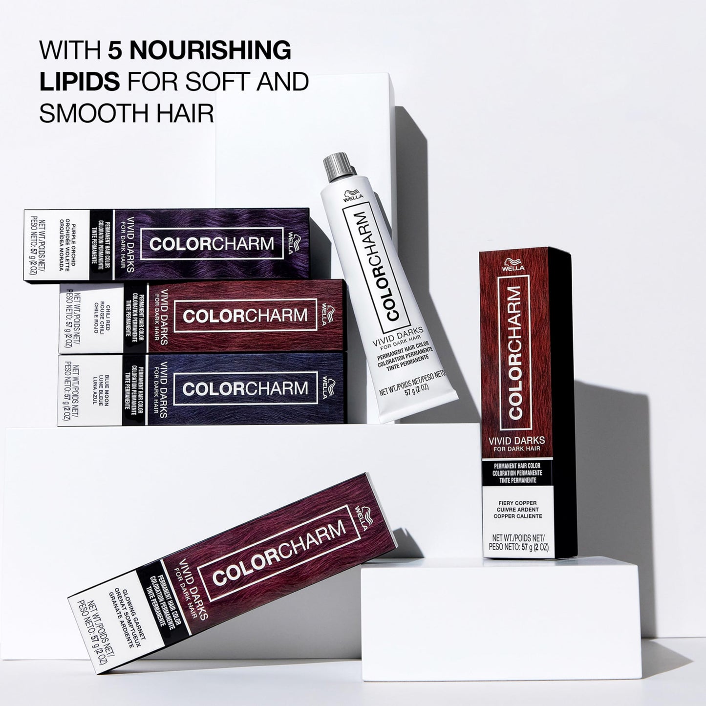 COLORCHARM VIVID DARKS Permanent Cream Color | For Naturally Dark Bases