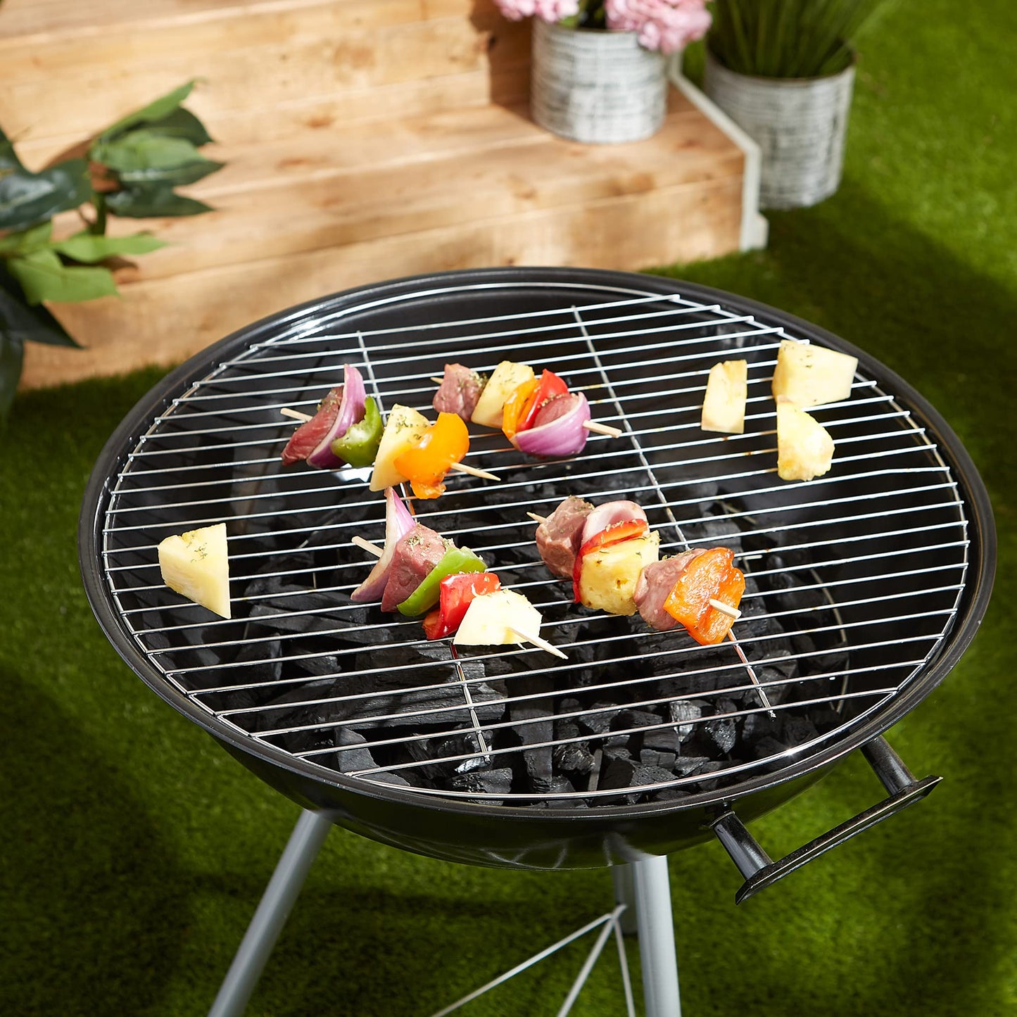 RSVP International Bamboo Barbecue Skewers, Flat, 50-Count, 6"