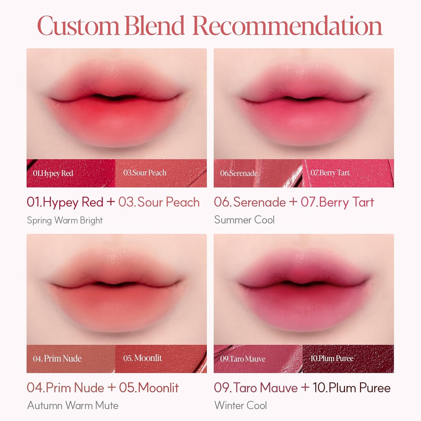 Espoir Couture Lip Tint - Smudge-Proof Blur Lip Stain | Soft, Creamy Texture, Vegan, 0.14 oz