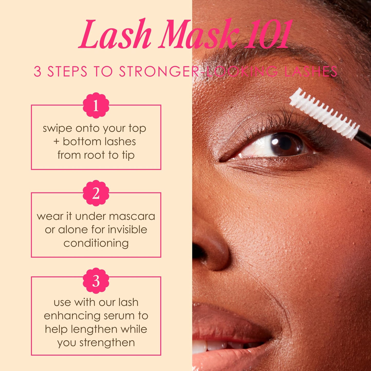 Grande Cosmetics GrandeREPAIR Leave-In Lash Conditioner Strengthens, Softens & Protects with Biotin Peptide & Nourishing Oils- Invisible Formula to Prevent Breakage, Support Healthier Lashes (0.10 oz)