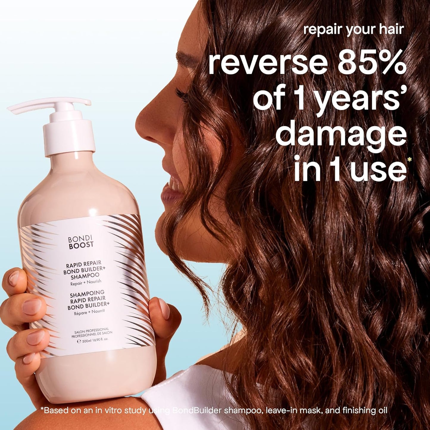 BONDIBOOST Rapid Repair Bond Builder Shampoo - Strengthening Formula for Damaged Hair | 16.90 fl oz