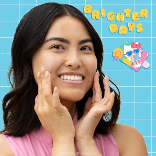 The Crème Shop x Hello Kitty Sunny Days Broad Spectrum SPF 50 Sunscreen, Korean Inspired Facial Sunscreen, 80-minute Water Resistant, with Panthenol and Glycerin to help Hydrate, No White Cast