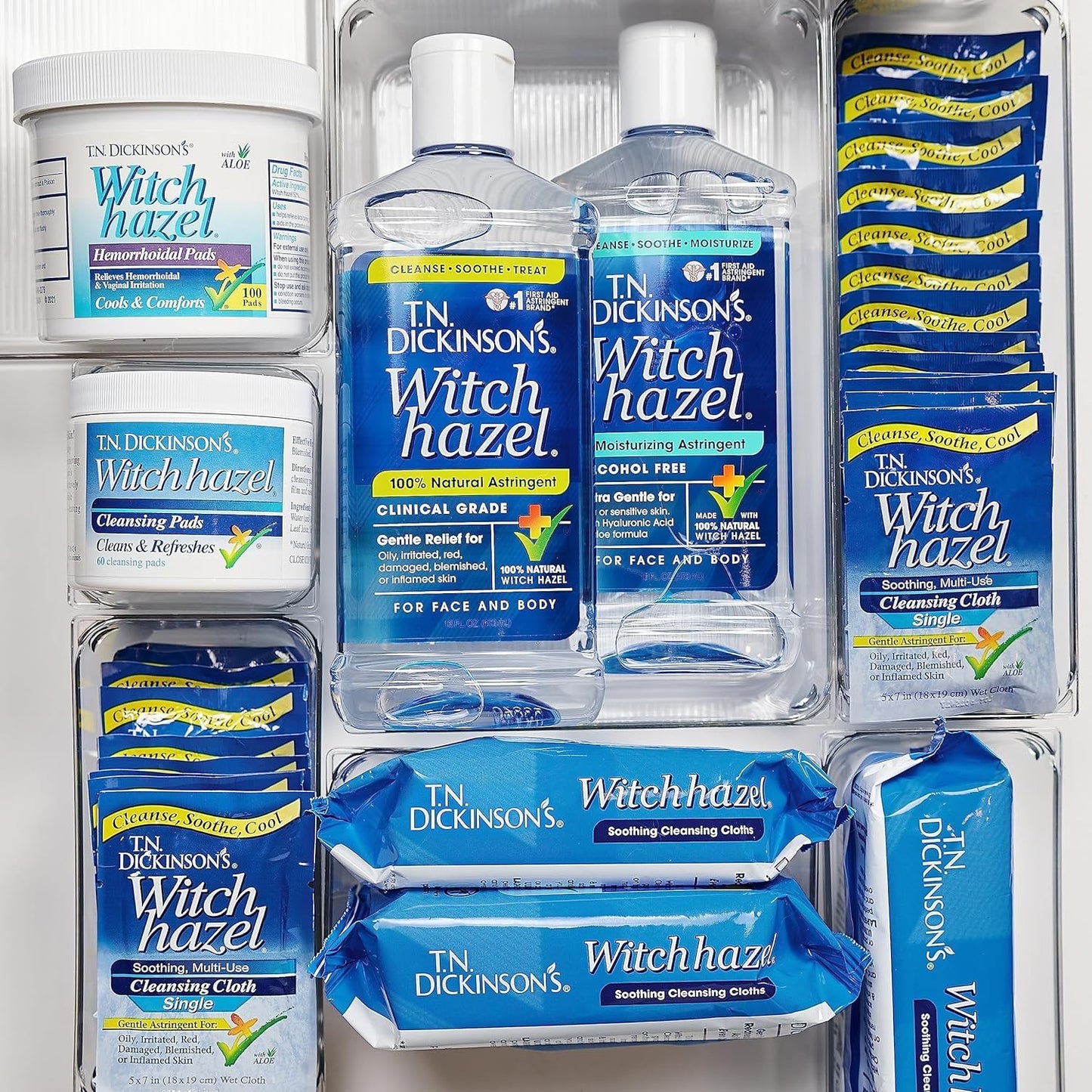 Dickinson's Witch Hazel All Natural Astringent 8 oz (Pack of 4)