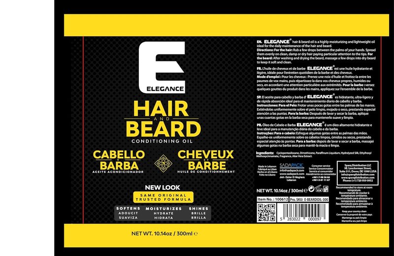 Hair & Beard Conditioning Oil - Lightweight Moisturizer for Men | 3.38 Oz with Great Scent
