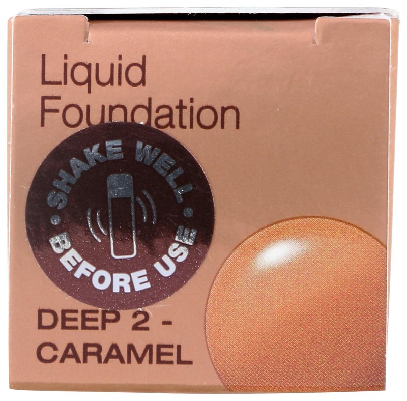 Mineral Fusion Full Coverage Foundation, Liquid Foundation - Deep 2- Tan Complexion w/Golden Undertones, Lightweight Matte Finish, Up to 12 Hr Hydration, Hypoallergenic & Vegan, 1 fl. oz