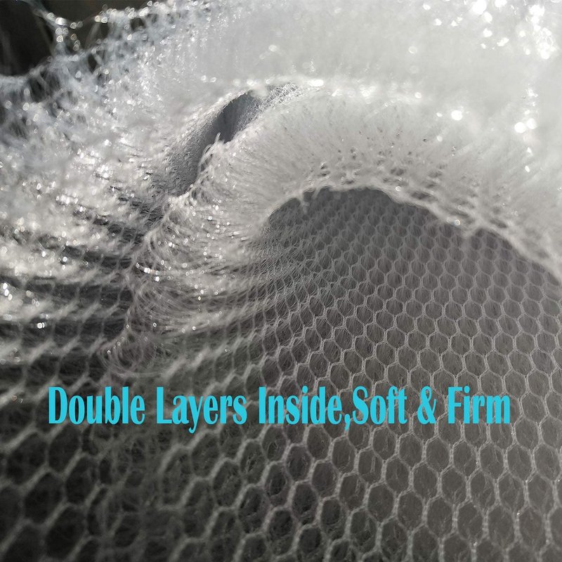Hdirect Upgraded 4D Air Mesh Luxury Bathtub Pillow for Neck Headrest Bath Cushion Spa Tub Pillow with 7 Big Suction Cups