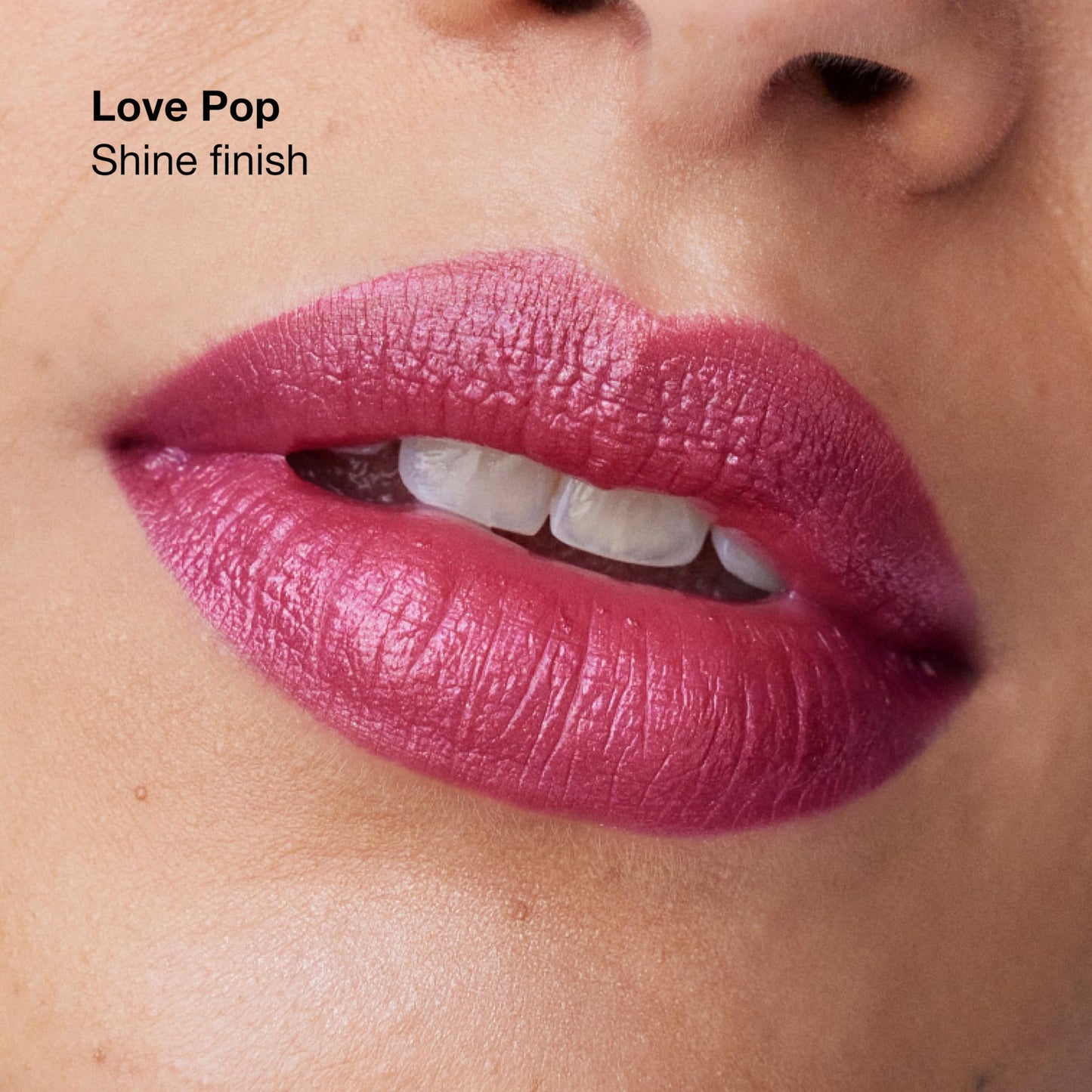 Clinique Pop Longwear Lipstick | Long Lasting, Satin, Matte + Shine, Love Pop, 1 Count