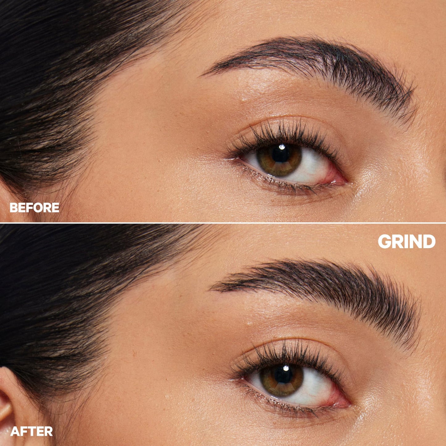 Milk Makeup KUSH High Roll Defining + Volumizing Brow Tint – Tubing Brow Gel Shapes, Volumizes + Sets Eyebrows Up to 24 Hours – Water Resistant, Smudge-Proof, Clean – Grind (Dark Brown), 0.16oz