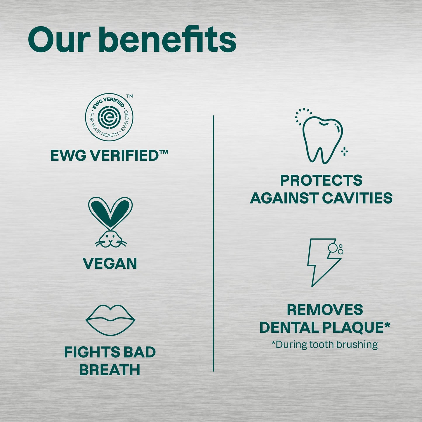 Attitude Whitening Toothpaste with Fluoride, Peppermint Flavor, Vegan & Cruelty-Free, Sugar-Free, Plant & Mineral-Based Ingredients, Clean Oral Care, 4.2 Oz (Pack of 2)