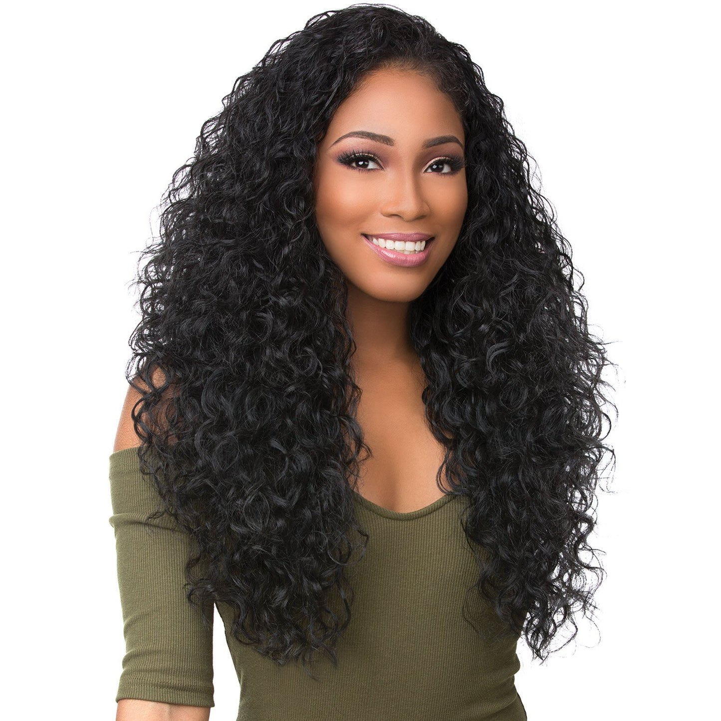 Sensationnel Instant Boutique Bundles Wig - Deep Synthetic Natural Looking Volume (1B OFFBLACK)